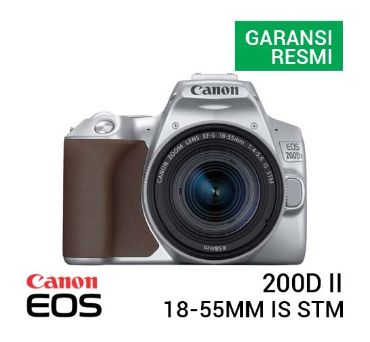 Canon EOS 200D II Kit EF-S 18-55mm IS STM Silver
