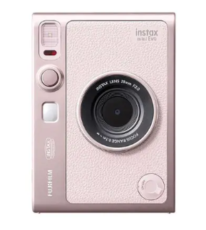 Fujifilm Instax Mini Evo Gentle Rose – Cetak Instan, Desain Imut Abadikan Momen Spesial!