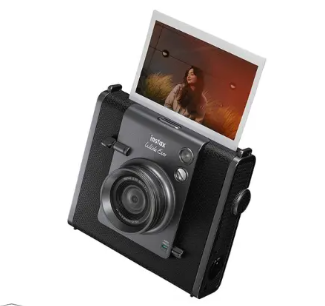 Fujifilm Instax Wide Evo Black Hybrid Instant Digital Camera Wide Format Direct Photo Printing